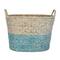 Hello Honey® Multicolor Oval Woven Water Hyacinth & Rattan Dip-Dyed Basket Set
